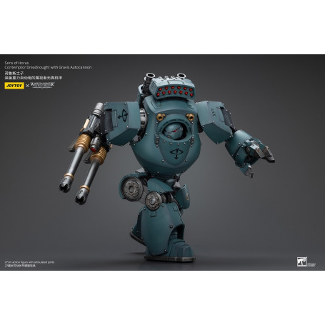 JoyToy Space marines - Figli di Horus - Contemptor Dreadnought con autocannone Gravis 1/18 - L'Eresia di Horus