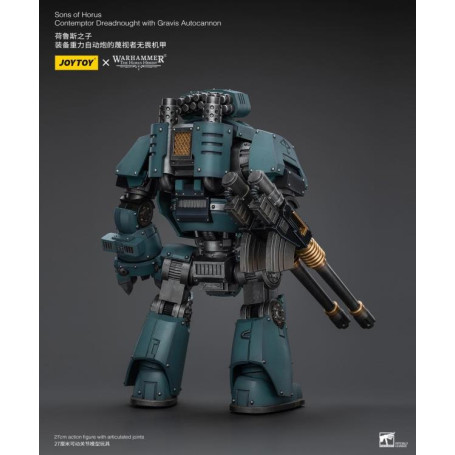 JoyToy Space marines - Figli di Horus - Contemptor Dreadnought con autocannone Gravis 1/18 - L'Eresia di Horus