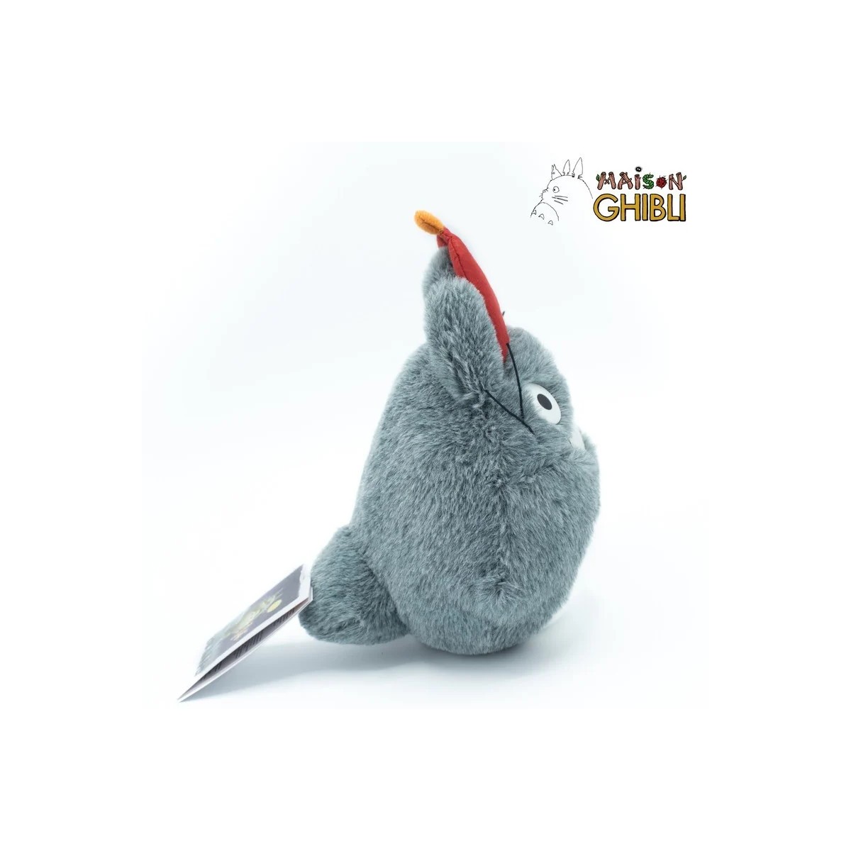 Peluche Casa Ghibli Totoro con ombrello rosso - Il mio vicino Totoro