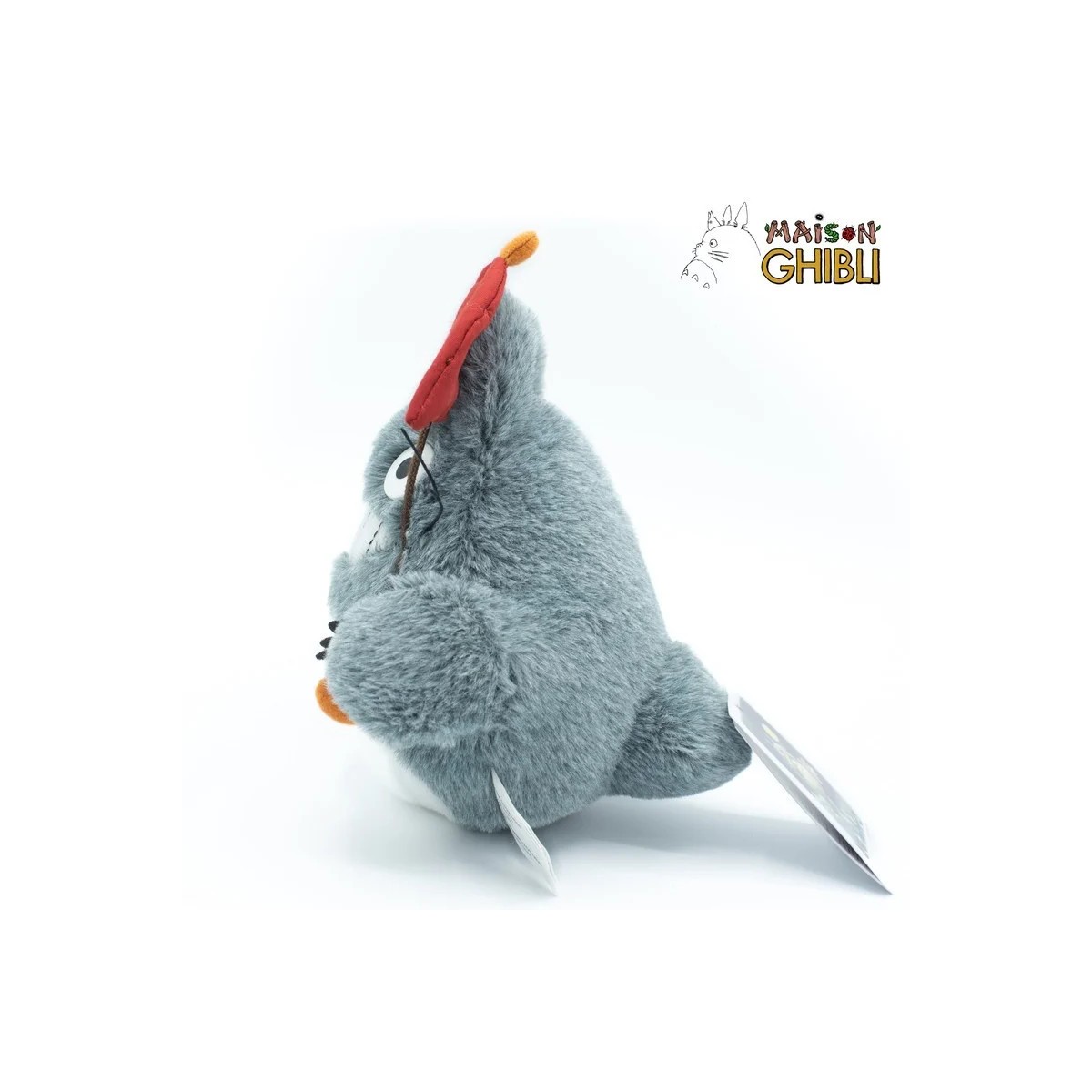 Peluche Casa Ghibli Totoro con ombrello rosso - Il mio vicino Totoro