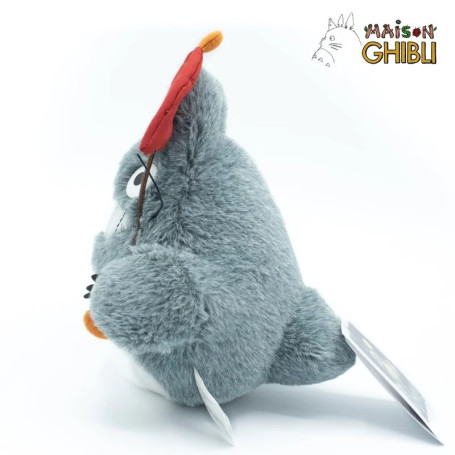 Peluche Casa Ghibli Totoro con ombrello rosso - Il mio vicino Totoro