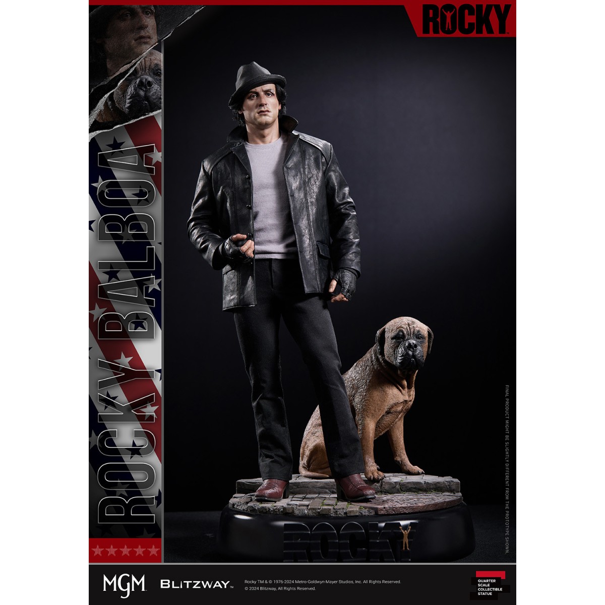 Statua Blitzway 1/4 di Rocky ibrido - Sylvester Stallone
