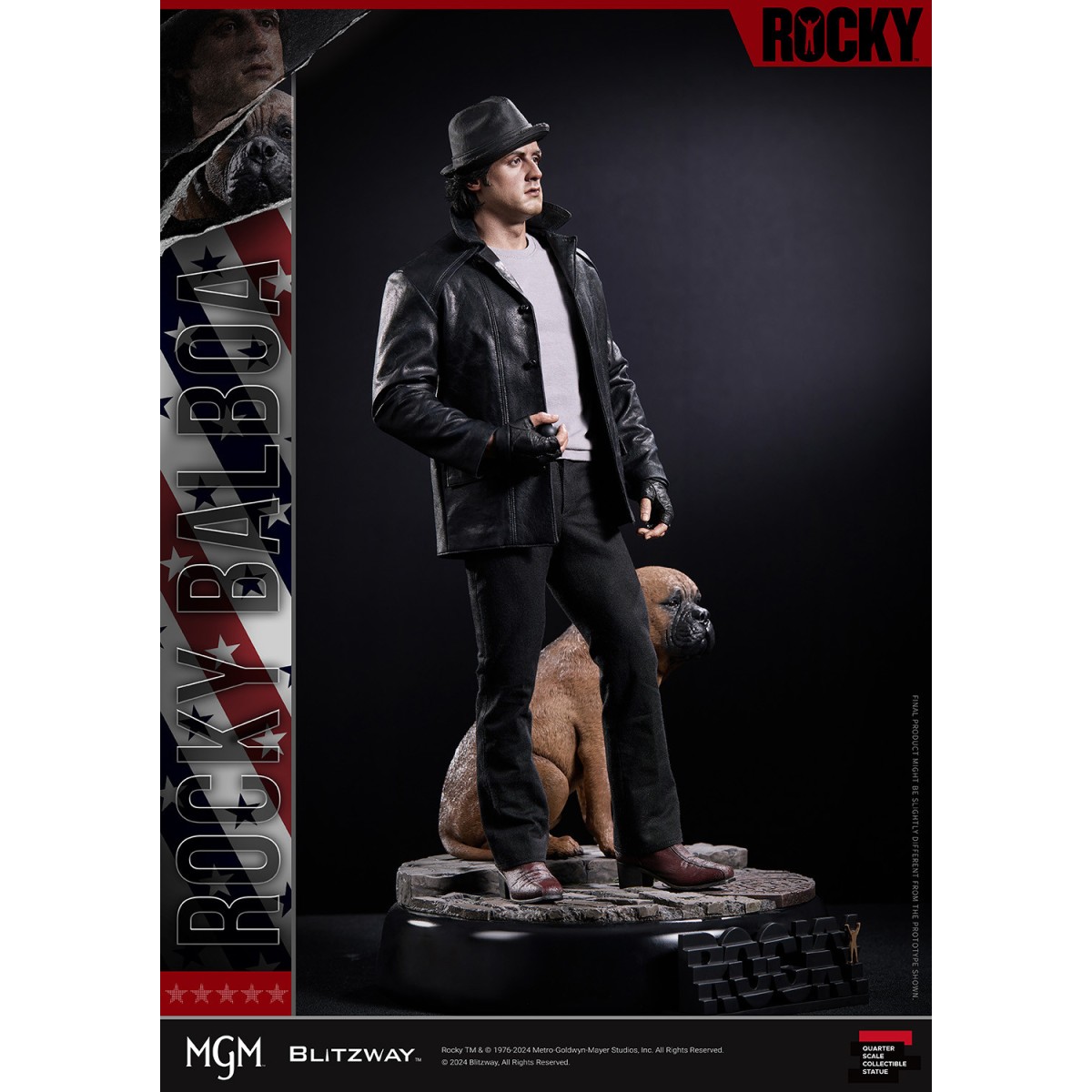 Statua Blitzway 1/4 di Rocky ibrido - Sylvester Stallone
