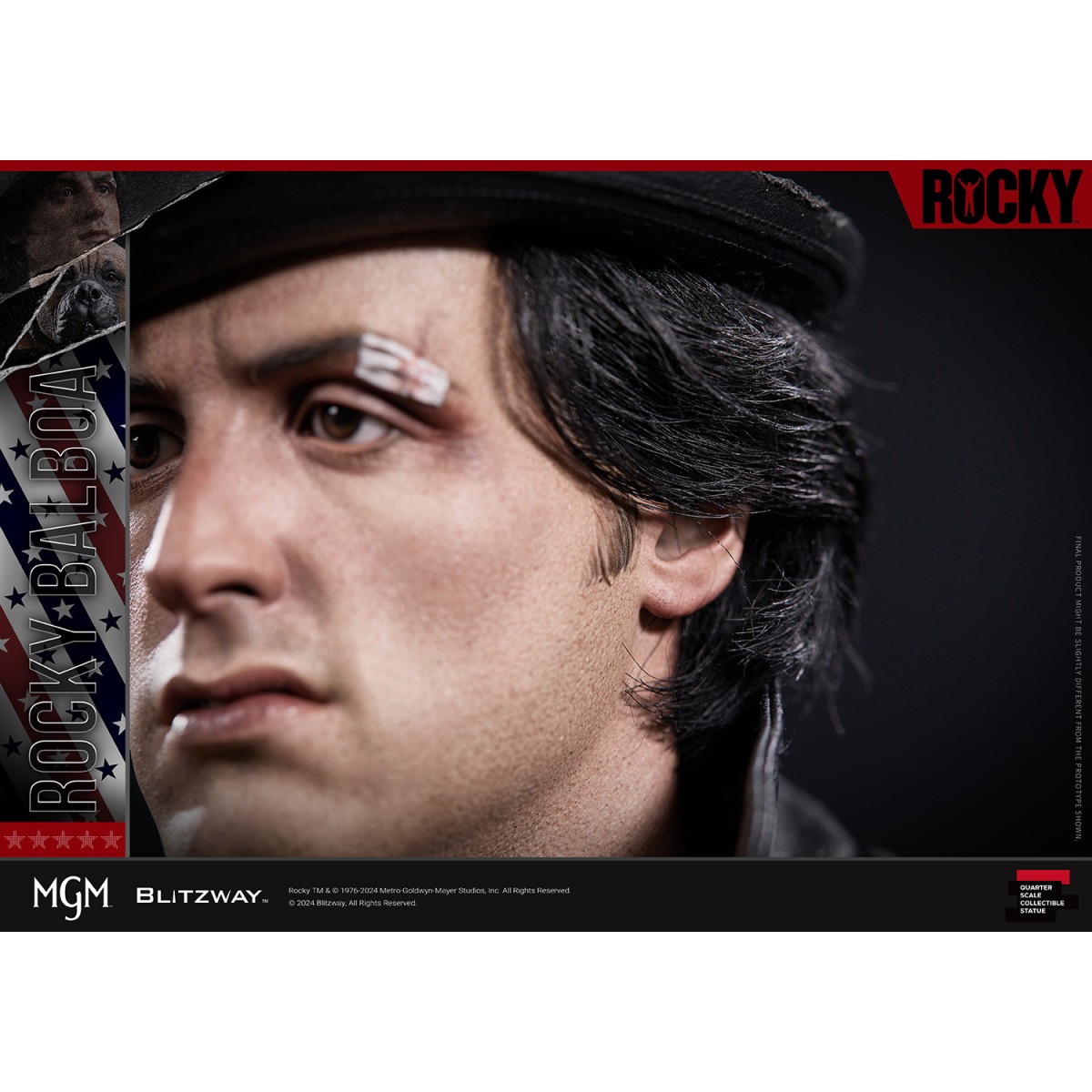 Statua Blitzway 1/4 di Rocky ibrido - Sylvester Stallone
