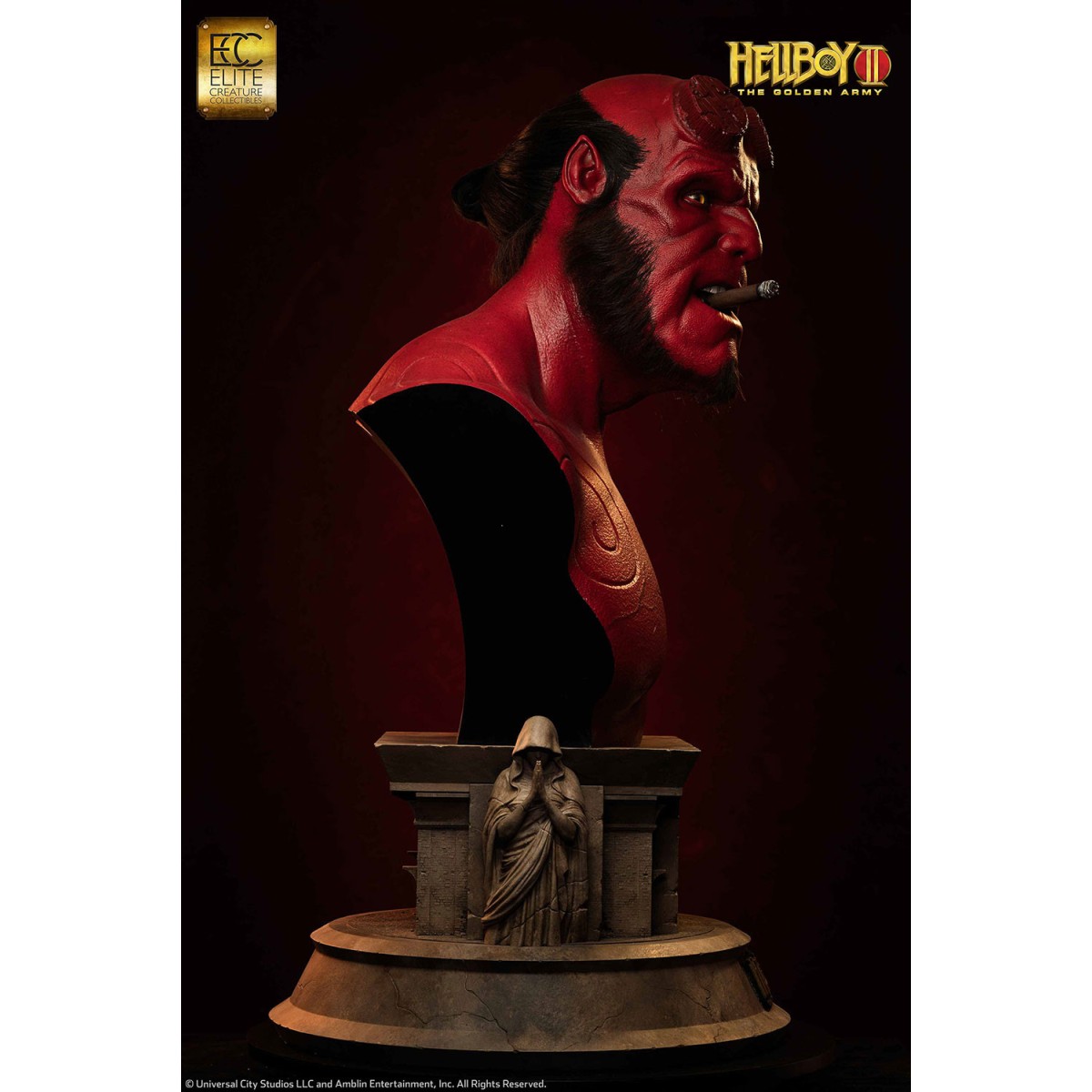 Creatura d'élite Toynami - HELLBOY BUST 1:1 - Hellboy II
