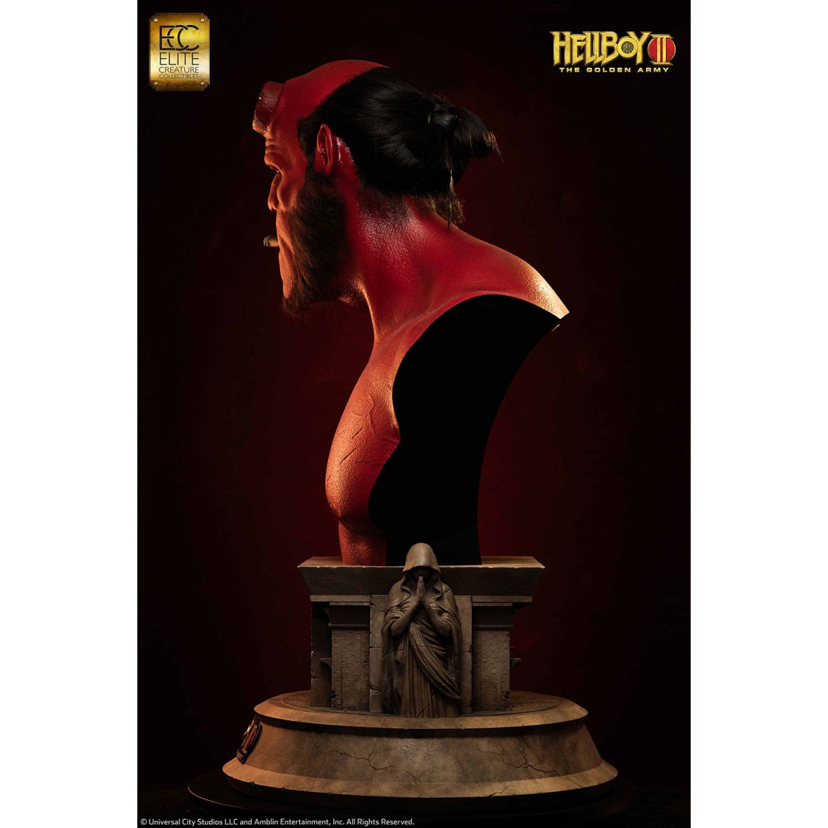 Creatura d'élite Toynami - HELLBOY BUST 1:1 - Hellboy II