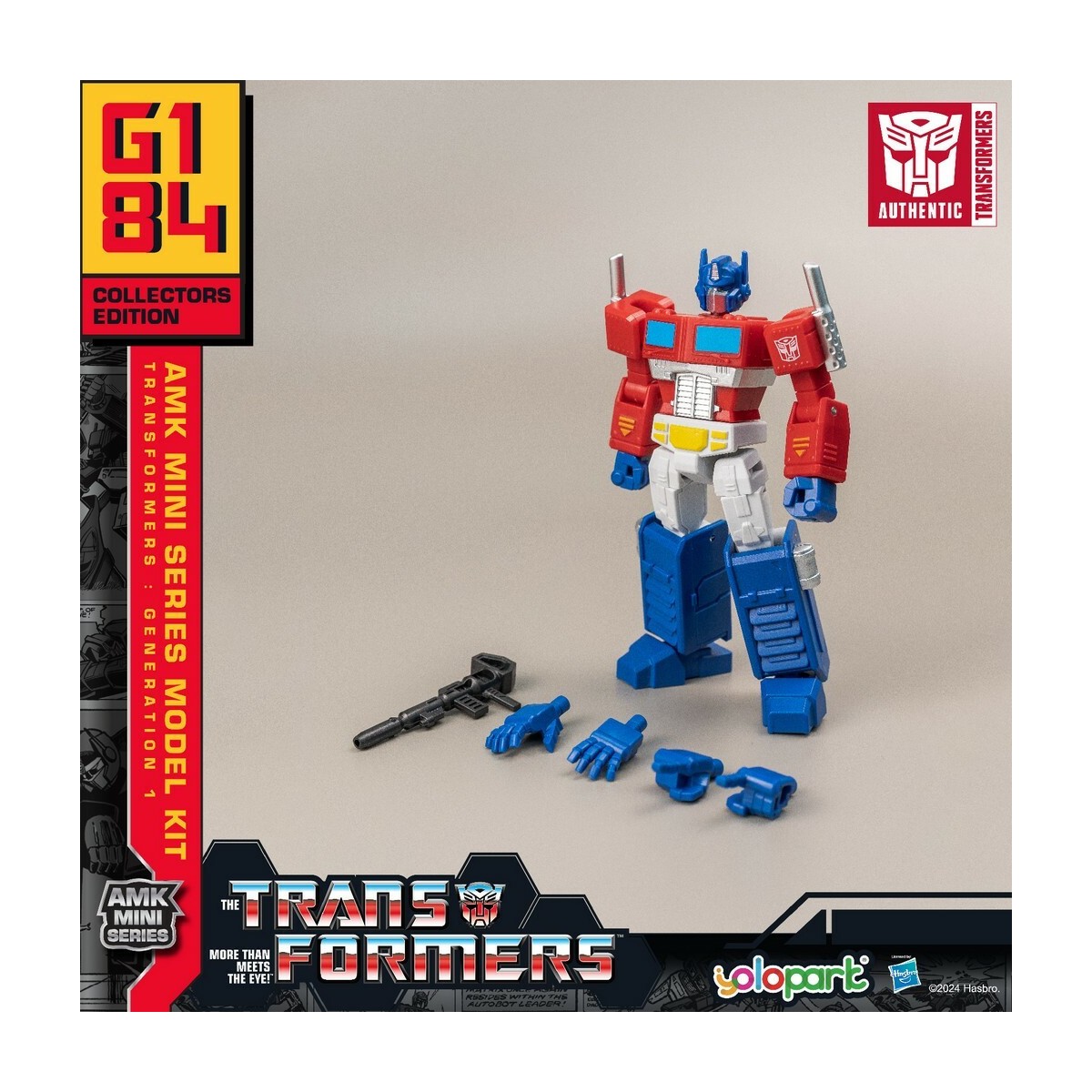 Yolopark - Transformers OPTIMUS PRIME - Serie AMK MINI di prima generazione