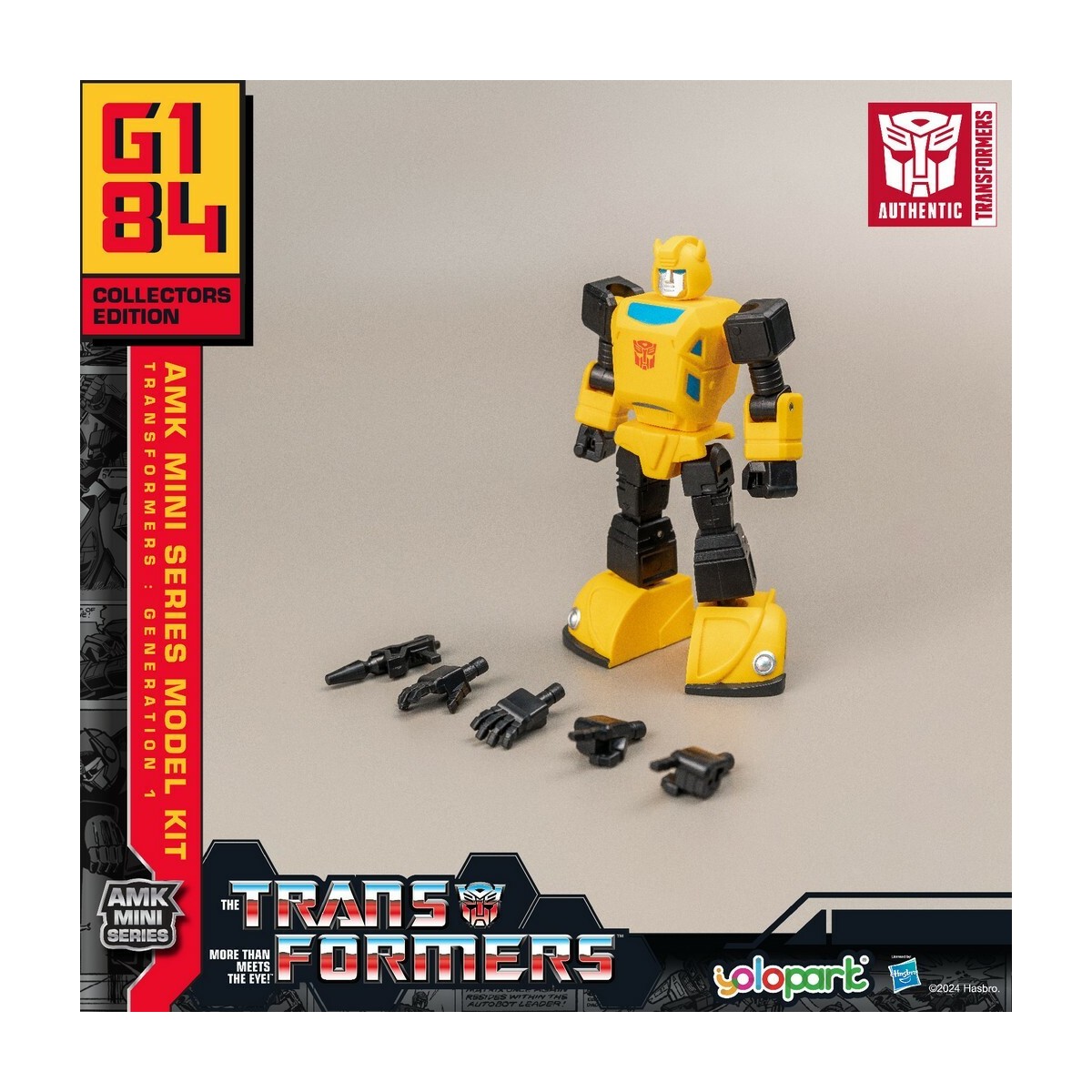 Yolopark - Transformers BUMBLEBEE - Serie AMK MINI di Prima Generazione Kit di Modellismo