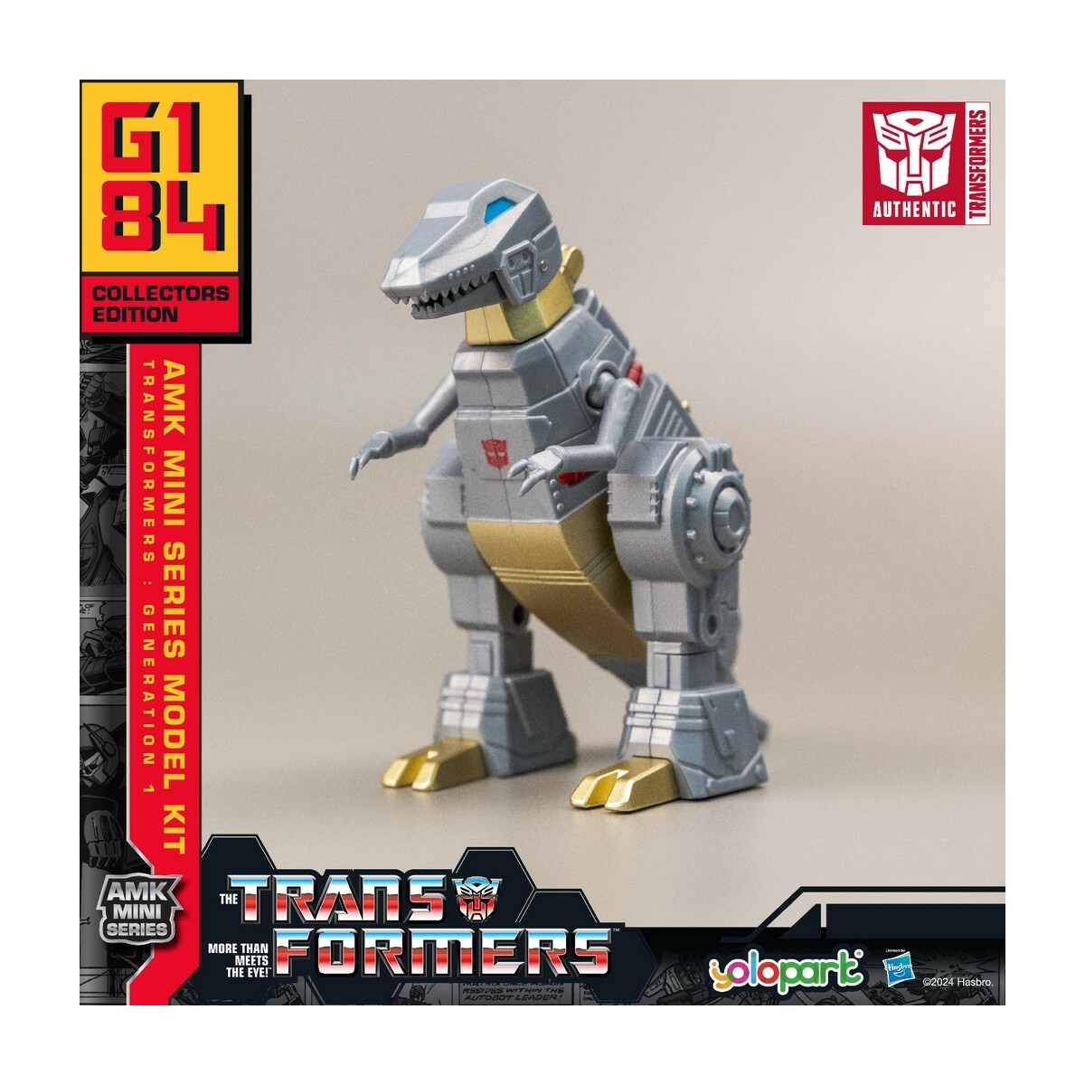 Yolopark - Transformers GRIMLOCK - Serie AMK MINI di Prima Generazione Kit di Modellismo