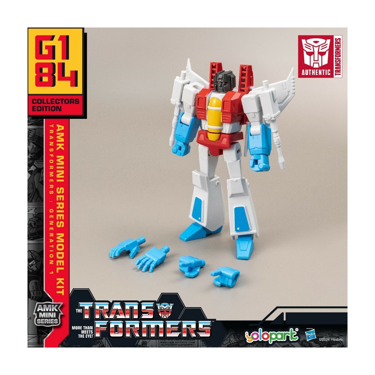 Yolopark - Transformers STARSCREAM - Prima Generazione AMK MINI Kit di Modellismo