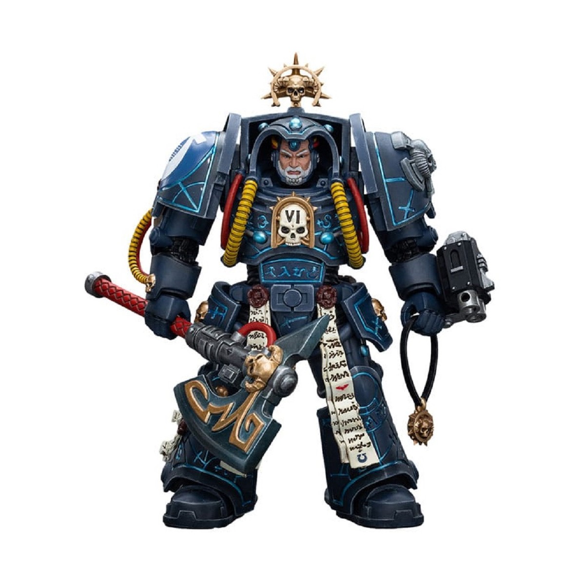 JoyToy - Space Marine - Ultramarines - Bibliotecario in armatura Terminator 1/18 - Warhammer 40K