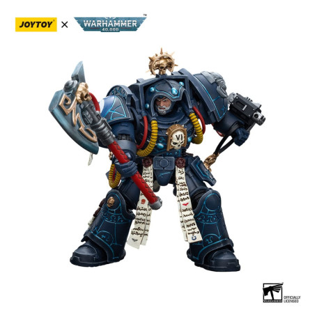 JoyToy - Space Marine - Ultramarines - Bibliotecario in armatura Terminator 1/18 - Warhammer 40K