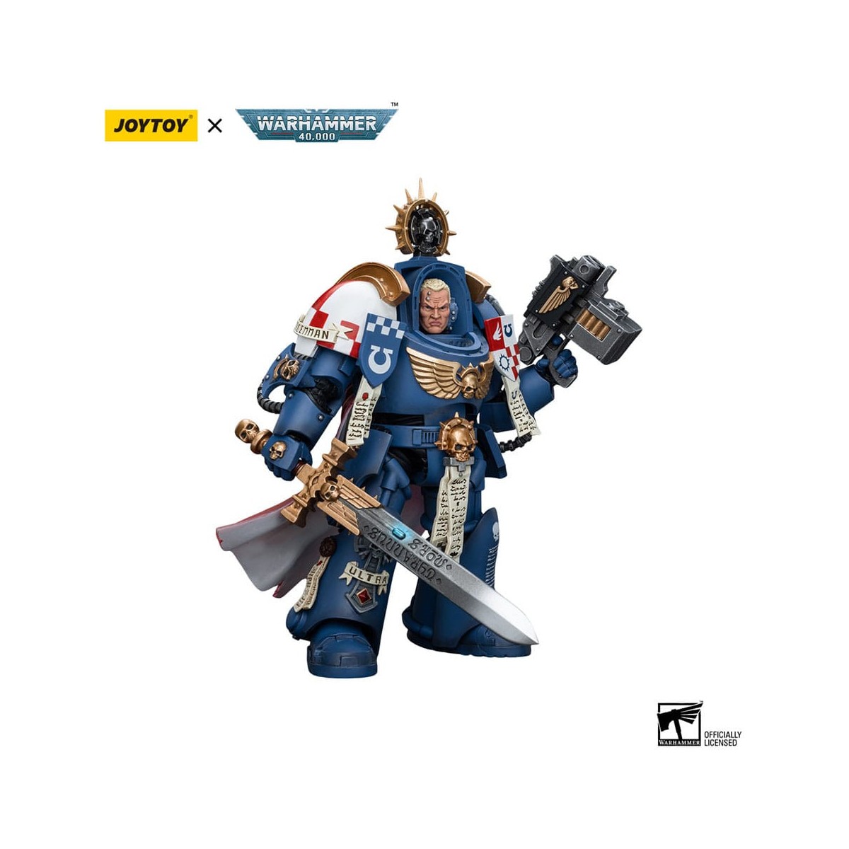 JoyToy - Space Marine - Ultramarines - Terminator Capitano Severus Agemman 1/18 - Warhammer 40K