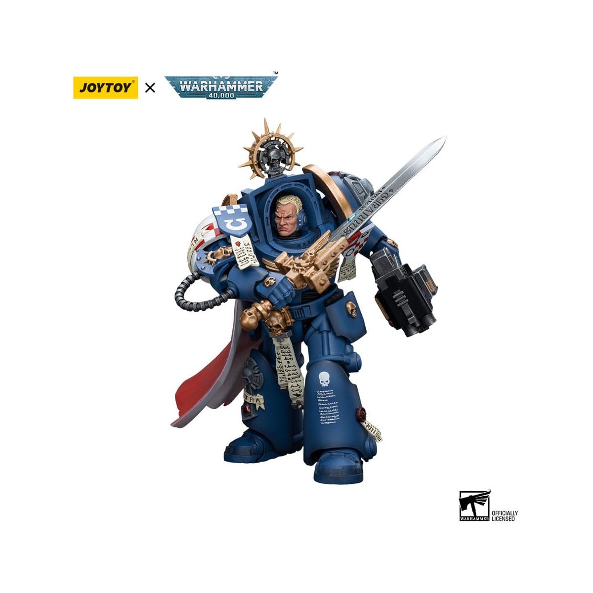 JoyToy - Space Marine - Ultramarines - Terminator Capitano Severus Agemman 1/18 - Warhammer 40K