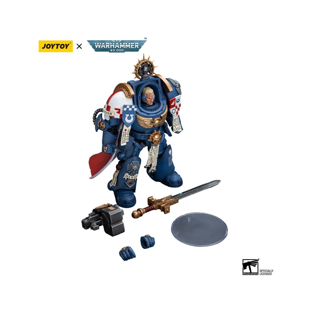 JoyToy - Space Marine - Ultramarines - Terminator Capitano Severus Agemman 1/18 - Warhammer 40K