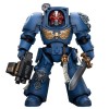 JoyToy - Ultramarines - Sergente della squadra Terminator con spada elettrica e teletrasporto Homer 1/18 - WH40K