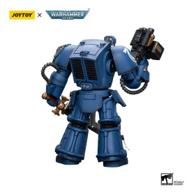 JoyToy - Ultramarines - Sergente della squadra Terminator con spada elettrica e teletrasporto Homer 1/18 - WH40K