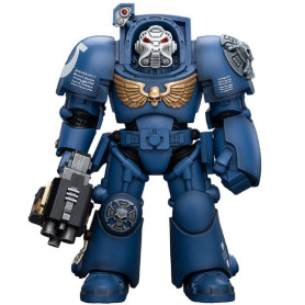 JoyToy Space Marine - Ultramarines - Squadra Terminator con Storm Bolter 1/18 - Warhammer 40K
