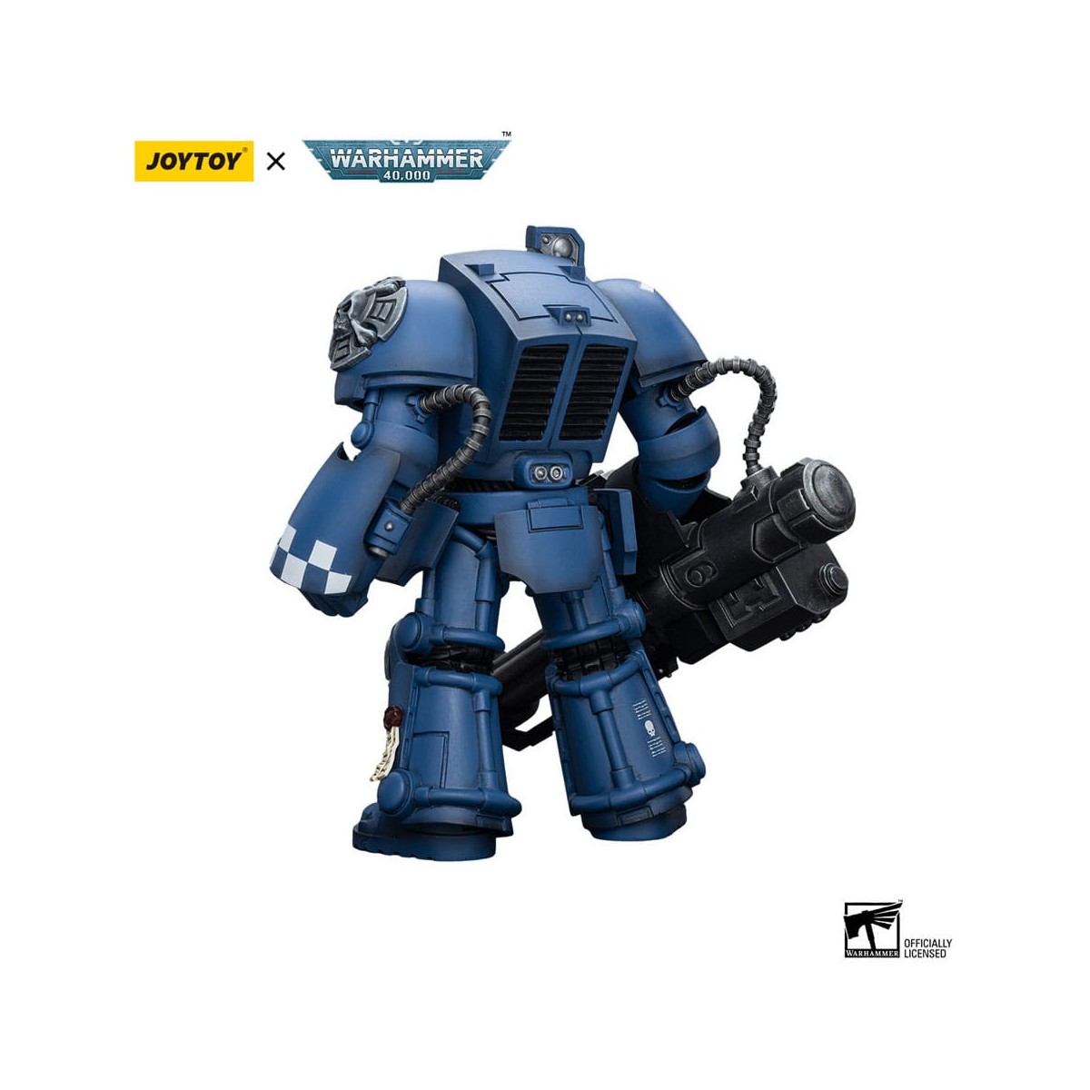 JoyToy Space Marine - Ultramarines - Squadra Terminator con Storm Bolter 1/18 - Warhammer 40K