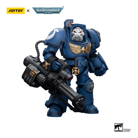 JoyToy Space Marine - Ultramarines - Squadra Terminator con Storm Bolter 1/18 - Warhammer 40K