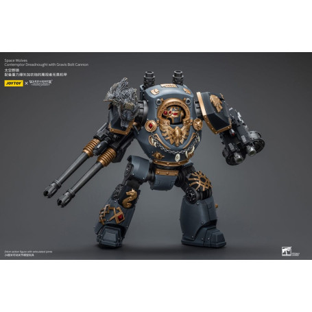 JoyToy Space marines - Lupi spaziali - Contemptor Dreadnought con Gravis Bolt Cannon 1/18 - L'Eresia di Horus