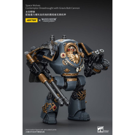 JoyToy Space marines - Lupi spaziali - Contemptor Dreadnought con Gravis Bolt Cannon 1/18 - L'Eresia di Horus