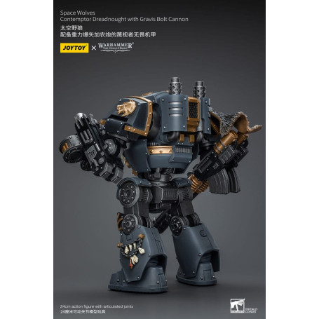 JoyToy Space marines - Lupi spaziali - Contemptor Dreadnought con Gravis Bolt Cannon 1/18 - L'Eresia di Horus