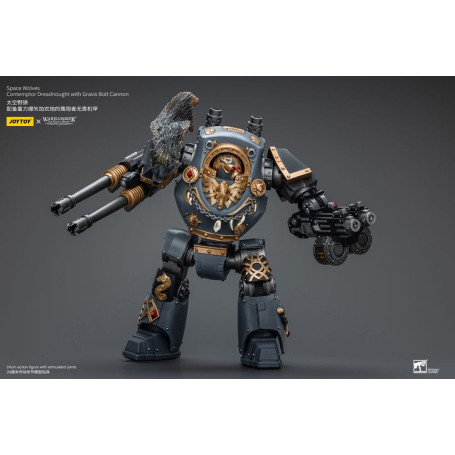 JoyToy Space marines - Lupi spaziali - Contemptor Dreadnought con Gravis Bolt Cannon 1/18 - L'Eresia di Horus
