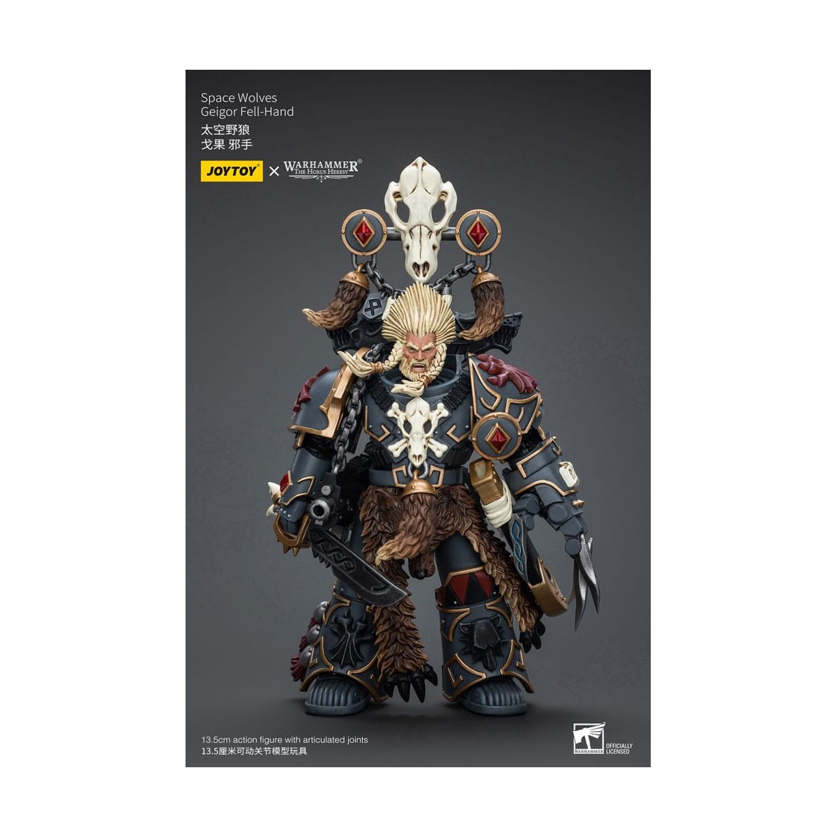 JoyToy Space Marine - Lupi Spaziali - Geigor Fell-Hand - 1/18 - L'Eresia di Horus