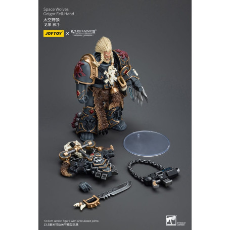 JoyToy Space Marine - Lupi Spaziali - Geigor Fell-Hand - 1/18 - L'Eresia di Horus