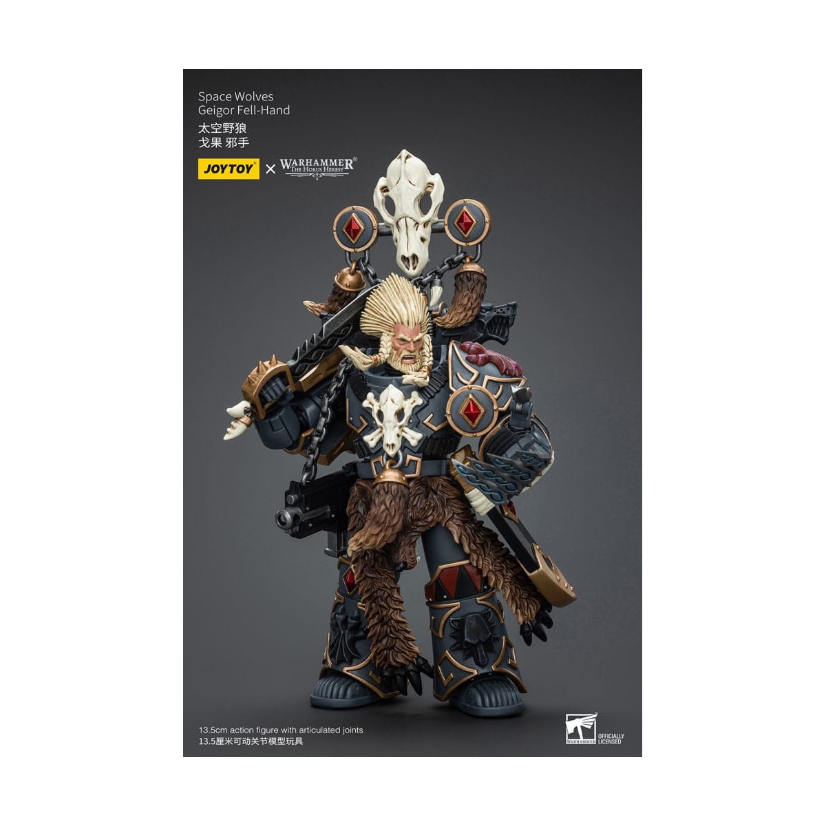 JoyToy Space Marine - Lupi Spaziali - Geigor Fell-Hand - 1/18 - L'Eresia di Horus