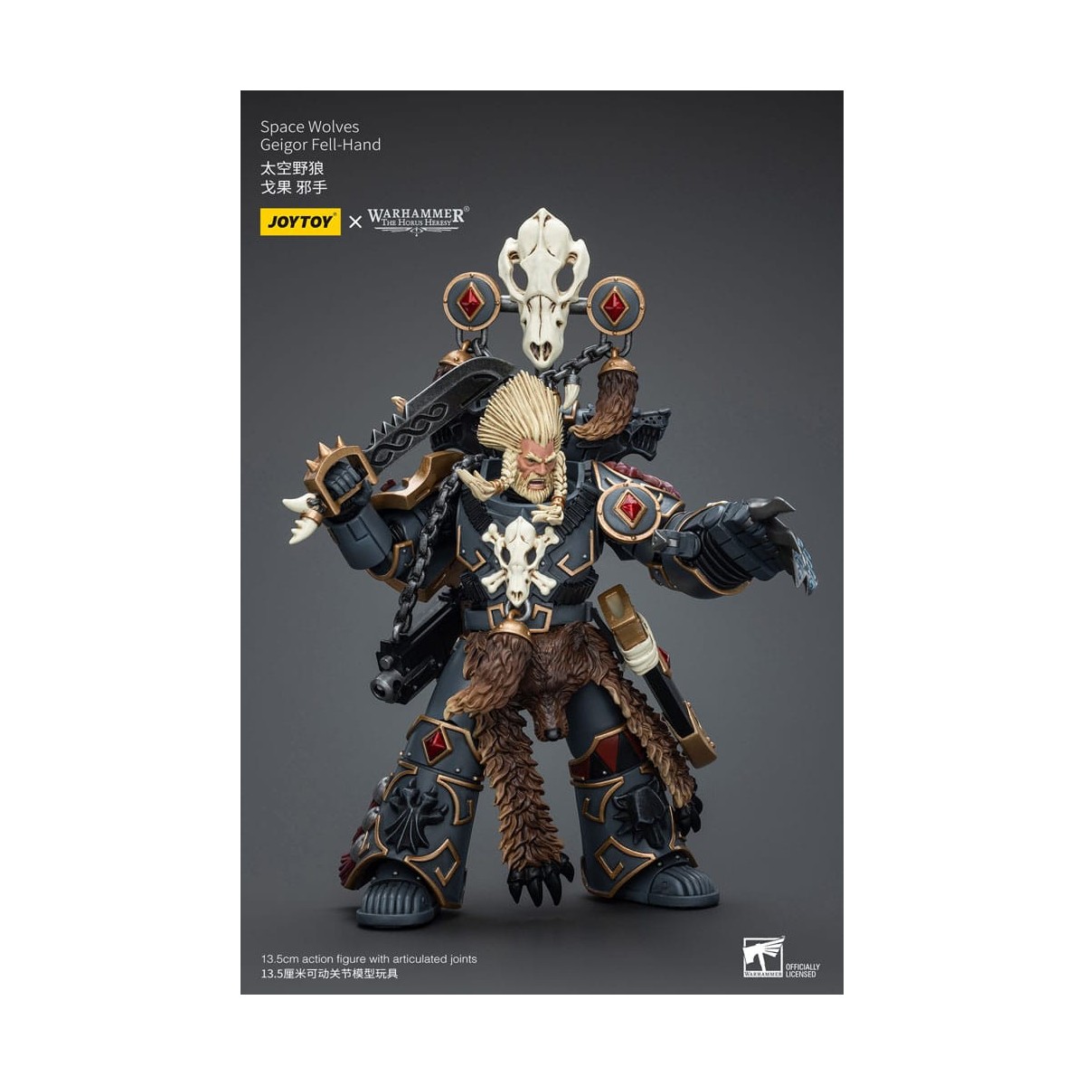 JoyToy Space Marine - Lupi Spaziali - Geigor Fell-Hand - 1/18 - L'Eresia di Horus
