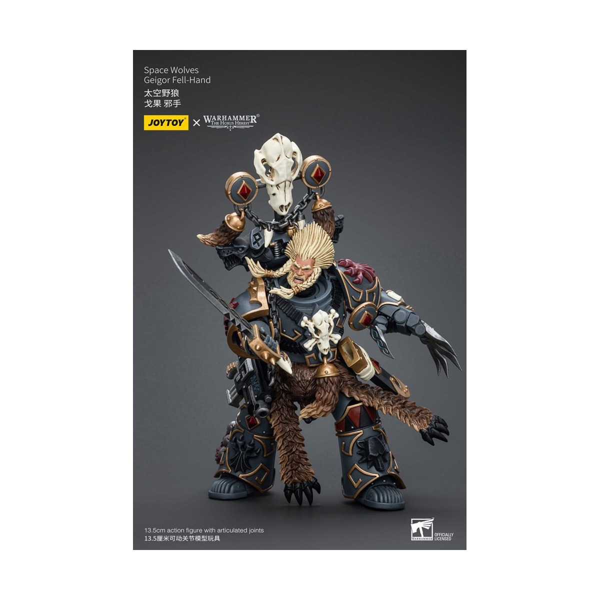 JoyToy Space Marine - Lupi Spaziali - Geigor Fell-Hand - 1/18 - L'Eresia di Horus