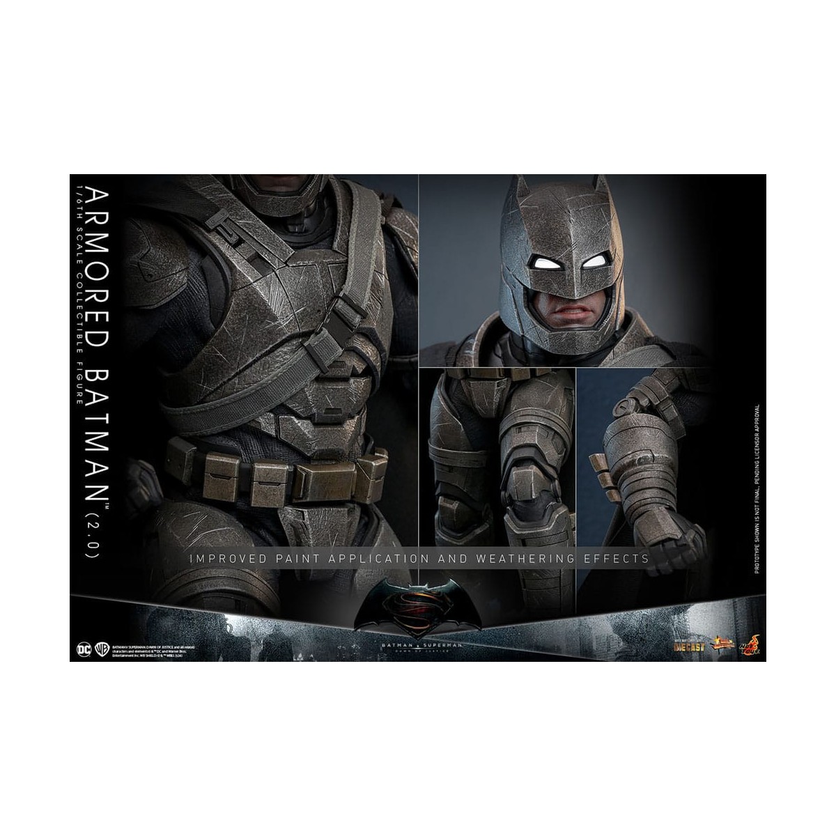 Hot Toys - DC Comics - Armored Batman 2.0 - Batman v Superman - MMS 1/6