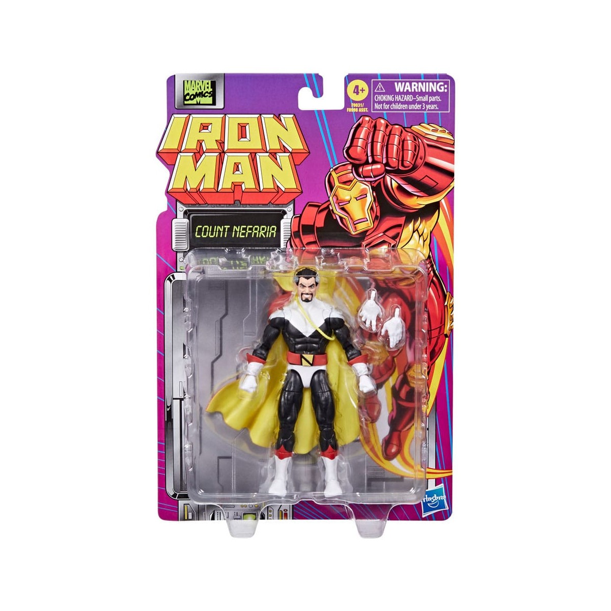 Marvel Legends Iron Man - Conte Nefaria - Carta retrò