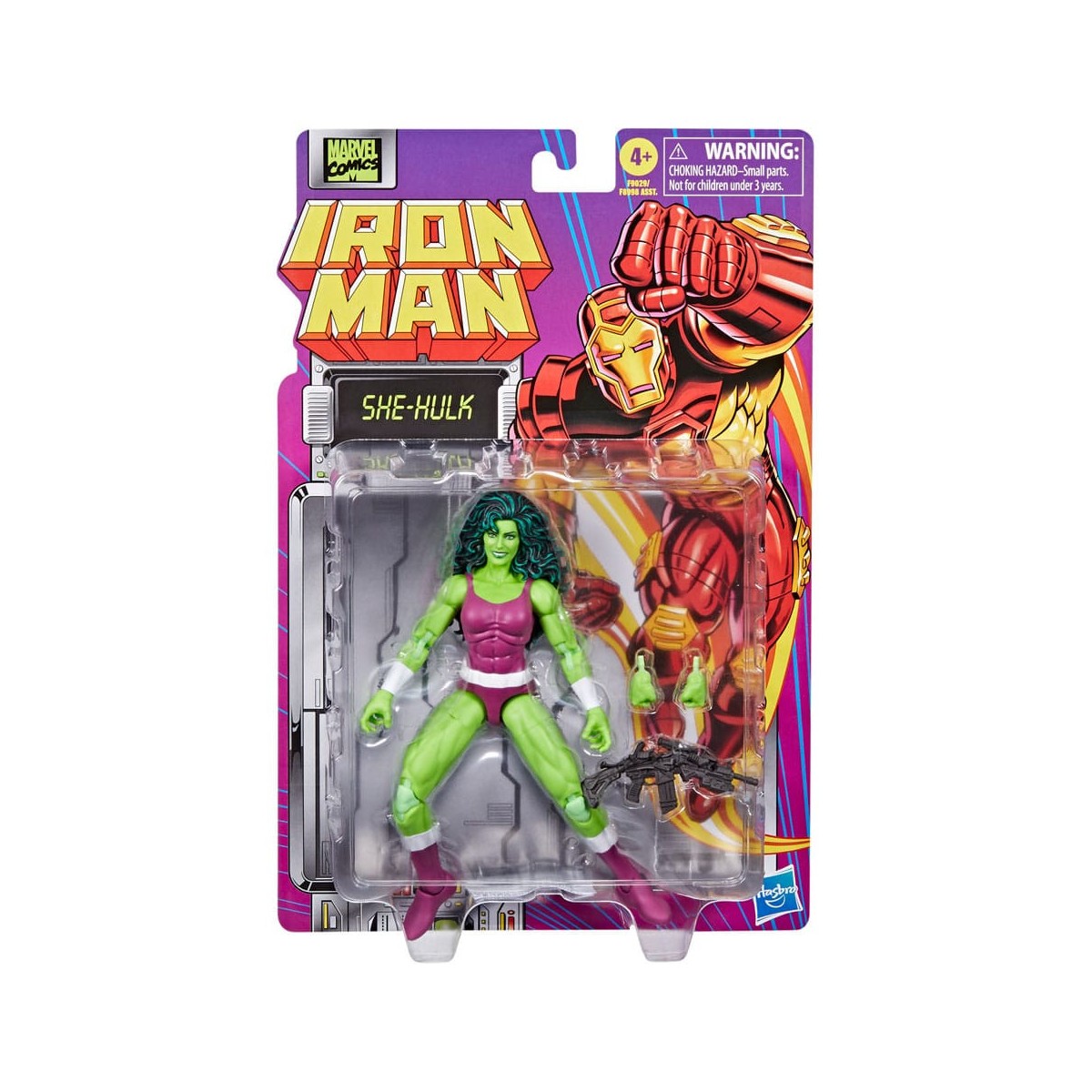 Marvel Legends Iron Man - She-Hulk - Carta retrò