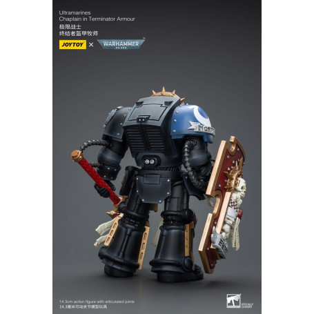 JoyToy Space Marine - Ultramarines - Cappellano in armatura Terminator 1/18 - Warhammer 40K