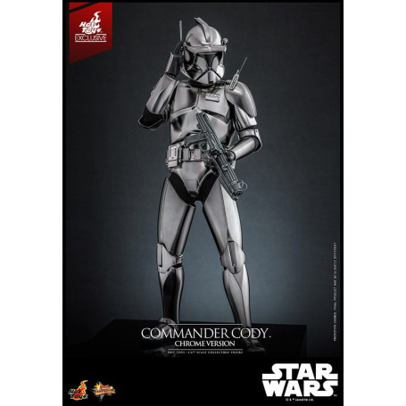 Hot Toys Star Wars - Comandante Cody Versione Cromata Esclusiva MMS 1/6