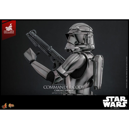 Hot Toys Star Wars - Comandante Cody Versione Cromata Esclusiva MMS 1/6