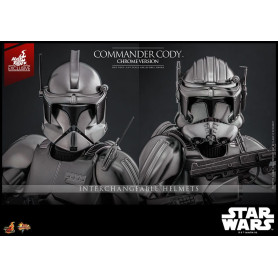 Hot Toys Star Wars - Comandante Cody Versione Cromata Esclusiva MMS 1/6