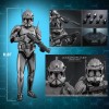 Hot Toys Star Wars - Comandante Cody Versione Cromata Esclusiva MMS 1/6