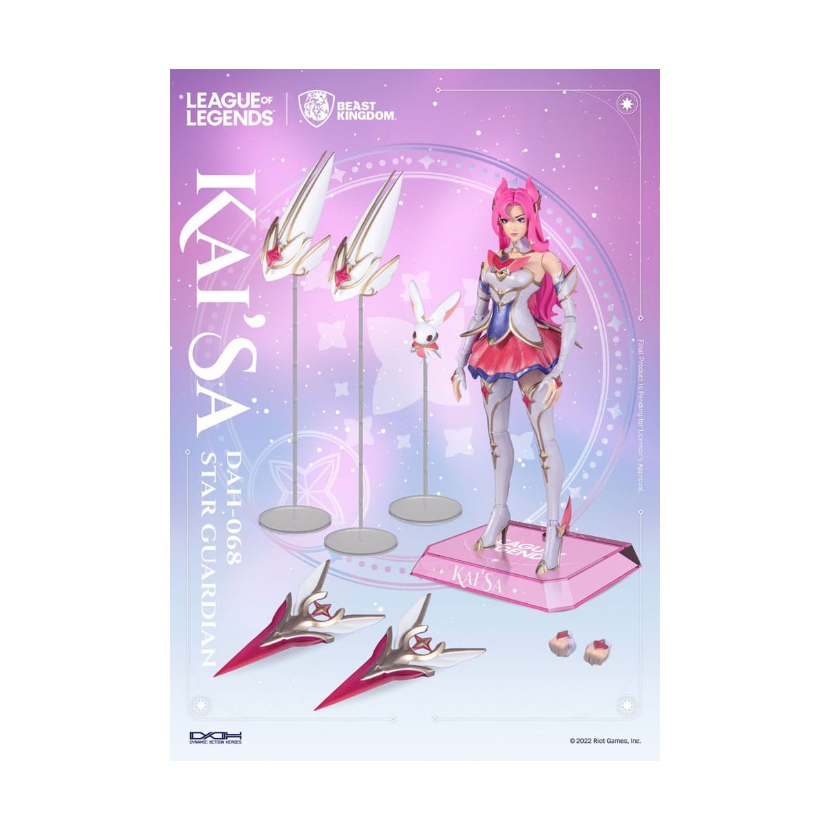 Beast Kingdom - Star Guardian Kai'Sa - 1/9 Eroi d'azione dinamici LOL