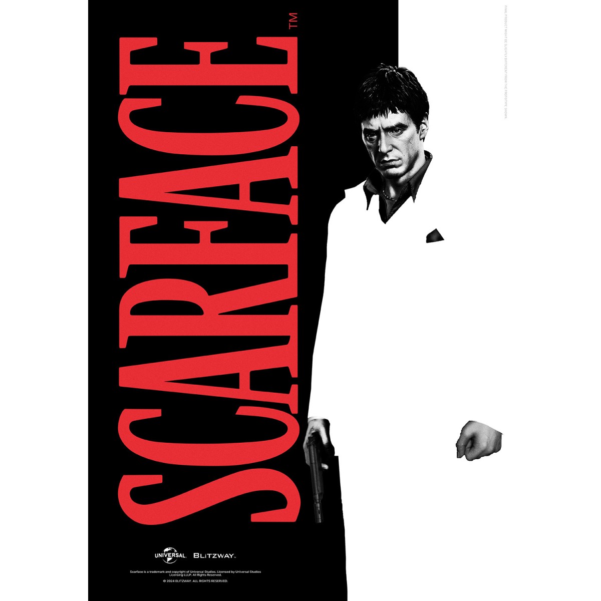 Statua in scala superba Blitzway - Tony Montana 1/4 - Scarface