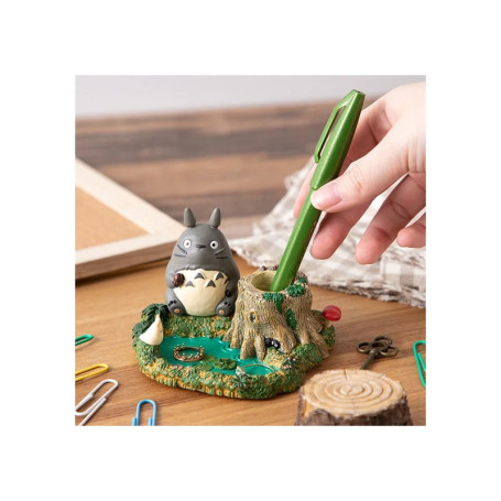 Ensky - Vaso di matite di Totoro vicino allo stagno - Il mio vicino Totoro - Maison Ghibli