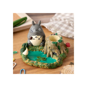 Ensky - Vaso di matite di Totoro vicino allo stagno - Il mio vicino Totoro - Maison Ghibli