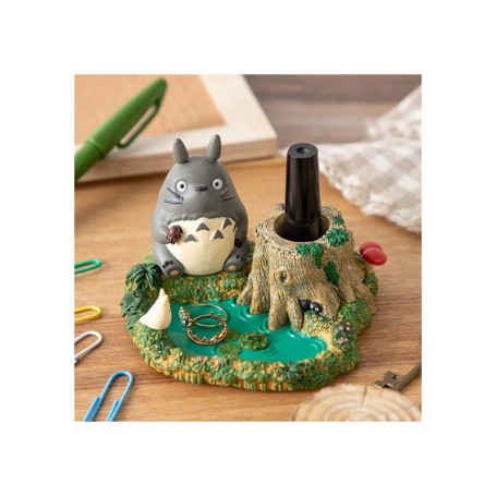 Ensky - Vaso di matite di Totoro vicino allo stagno - Il mio vicino Totoro - Maison Ghibli
