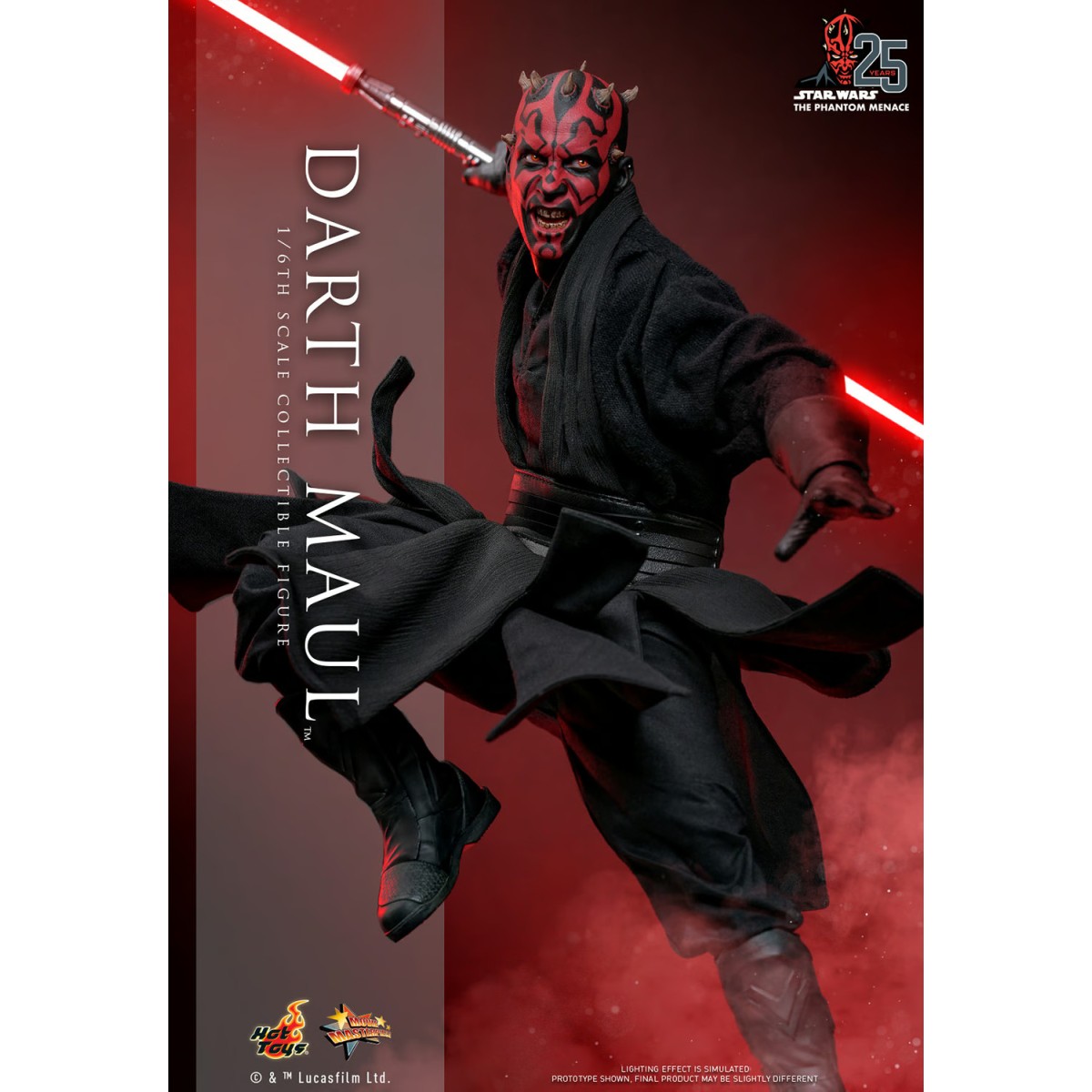 Hot Toys Star Wars La minaccia fantasma - Darth Maul 2.0 Edizione da collezione MMS 1/6