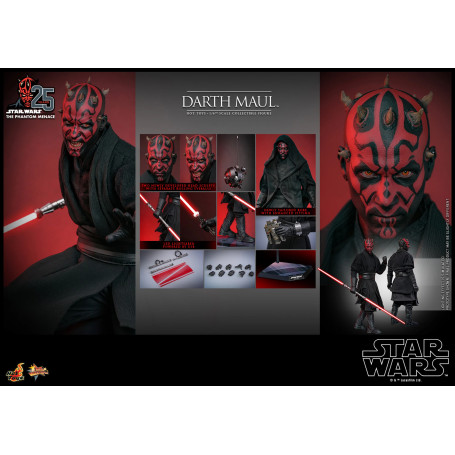 Hot Toys Star Wars La minaccia fantasma - Darth Maul 2.0 Edizione da collezione MMS 1/6