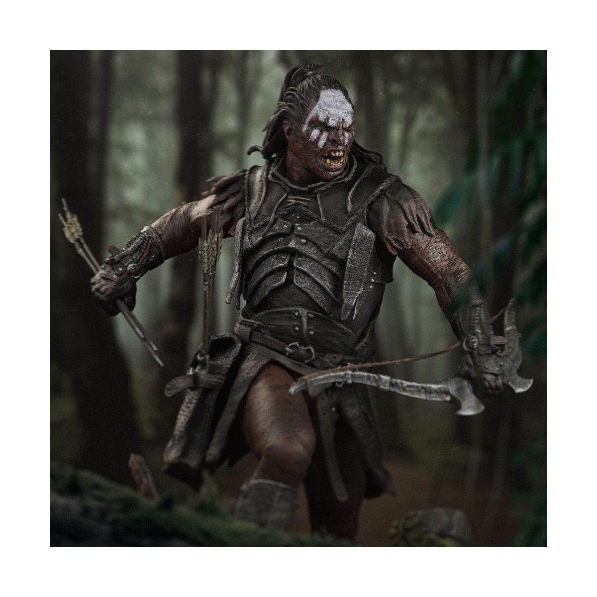 Iron Studios - Lurtz, capo Uruk-Hai - Il Signore degli Anelli - LOTR BDS Art Scala 1/10