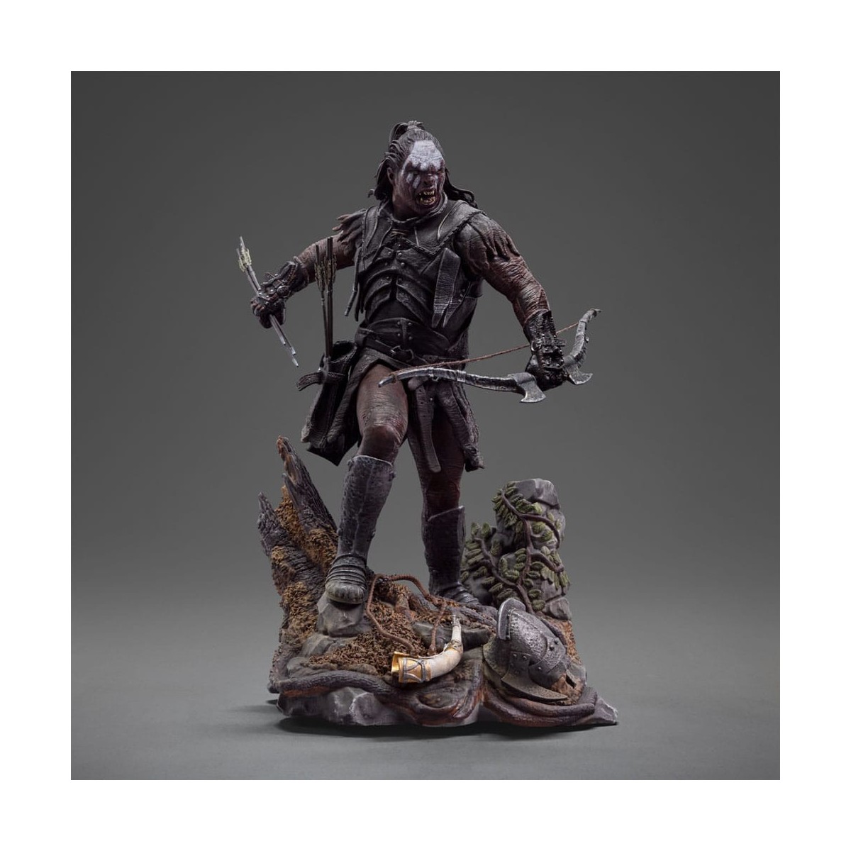 Iron Studios - Lurtz, capo Uruk-Hai - Il Signore degli Anelli - LOTR BDS Art Scala 1/10